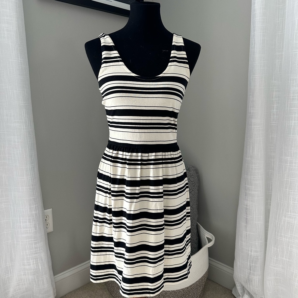 J. Crew Striped Dress XS